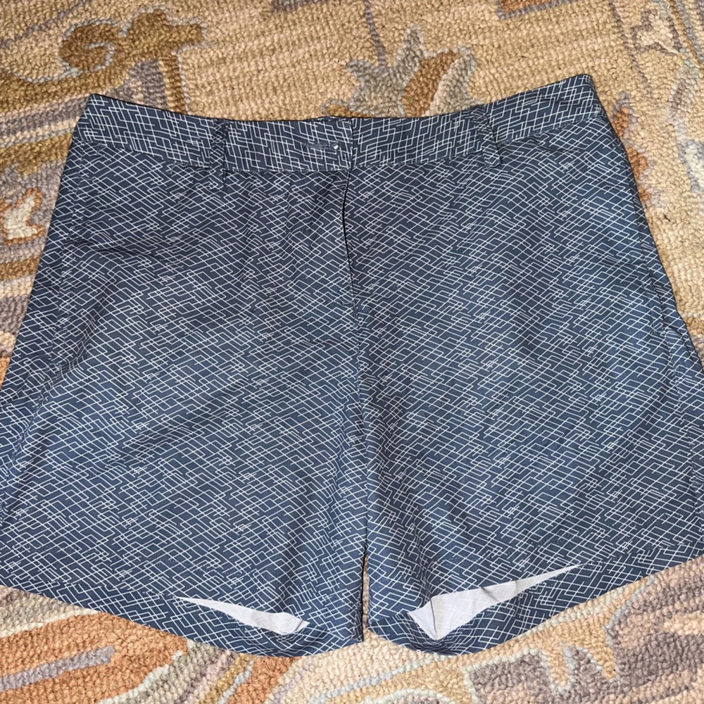 Puma Navy Geometric Golf Shorts
